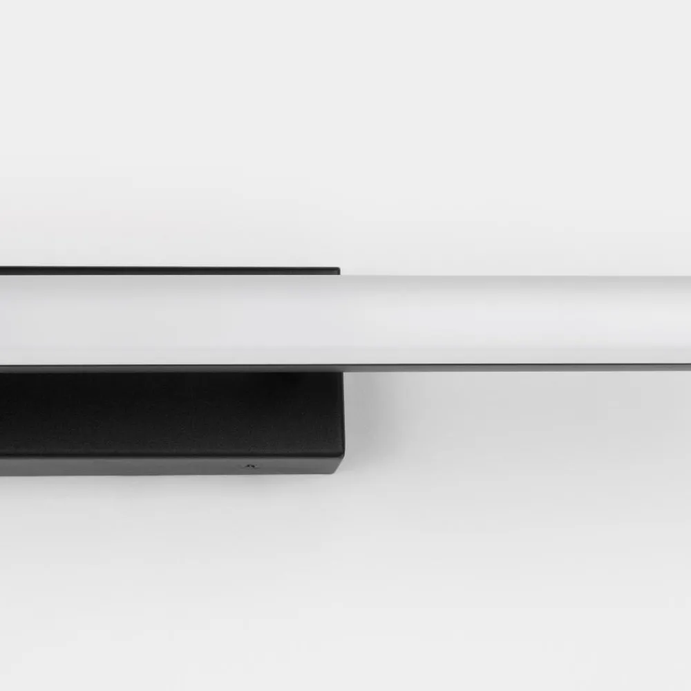 Applique Da Bagno-Selezionato da Mazzolaluce Applique da bagno moderno nera led 12w 3000k ip44