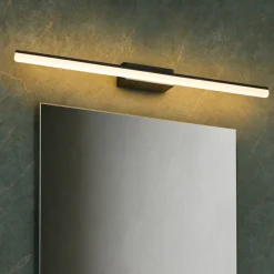 Applique Da Bagno-Ideal Lux Applique da bagno 19w riflesso ap d82 nera