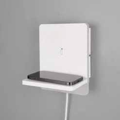 Applique Camera Da Letto-Selezionato da Mazzolaluce Applique da comodino bianco con presa usb base ricarica telefono