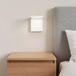Applique Camera Da Letto-Perenz Illuminazione Applique da comodino bianco led 10w 3000k perenz secret