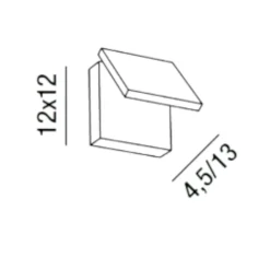 Applique Camera Da Letto-Perenz Illuminazione Applique da comodino bianco led 10w 3000k perenz secret