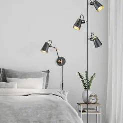 Applique Camera Da Letto-Selezionato da Mazzolaluce Applique da comodino braccio orientabile per camera daletto