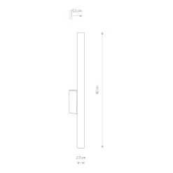 Applique Camera Da Letto-Selezionato da Mazzolaluce Applique da comodino camera da letto cilindro bianco