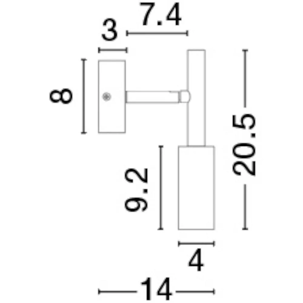 Applique Camera Da Letto-Selezionato da Mazzolaluce Applique da comodino camera da letto nero orientabile led 3000k