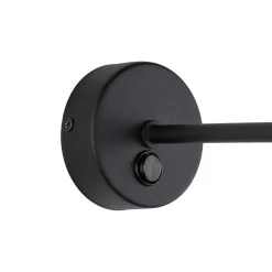 Applique Camera Da Letto-Selezionato da Mazzolaluce Applique da comodino in tessuto sabbia nero intrecciato per camera da letto