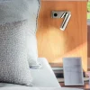 Applique Camera Da Letto-IsyLuce Applique da comodino luce orientabile 3000k cromo