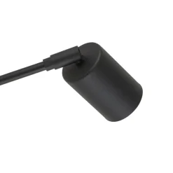 Applique Camera Da Letto-Selezionato da Mazzolaluce Applique da comodino nero braccio orientabile per camera da letto