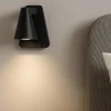Applique Camera Da Letto-Selezionato da Mazzolaluce Applique da comodino nero led con interruttore per camera da letto