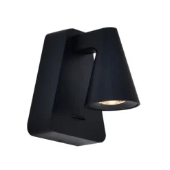 Applique Camera Da Letto-Selezionato da Mazzolaluce Applique da comodino nero led con interruttore per camera da letto