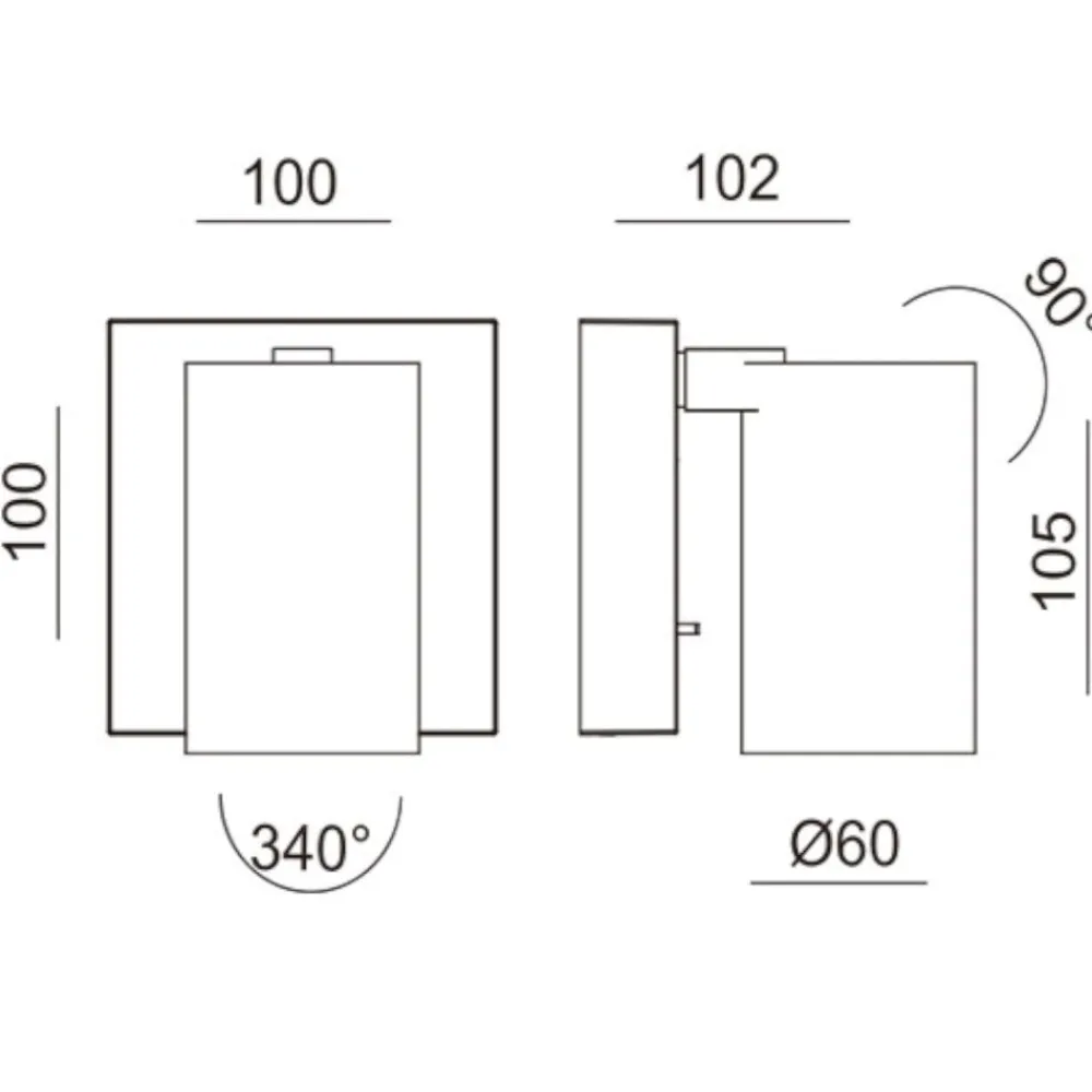 Applique Camera Da Letto-Fabas Luce Applique da comodino orientabile con interruttore ottone ooro