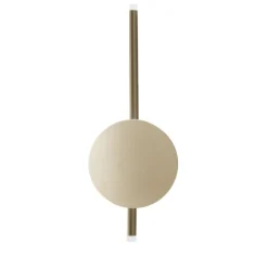 Applique Camera Da Letto-Ondaluce Applique da comodino oro camera da letto led 3000k ap james