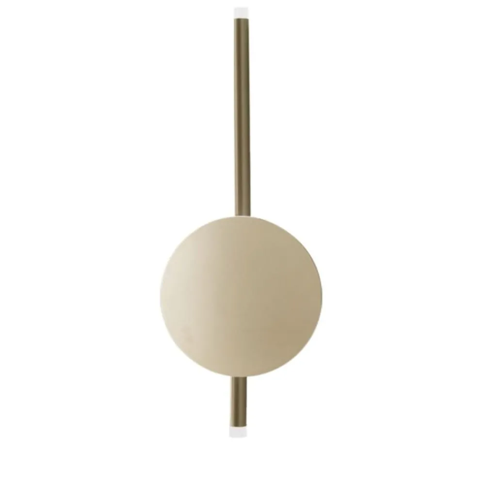 Applique Camera Da Letto-Ondaluce Applique da comodino oro camera da letto led 3000k ap james