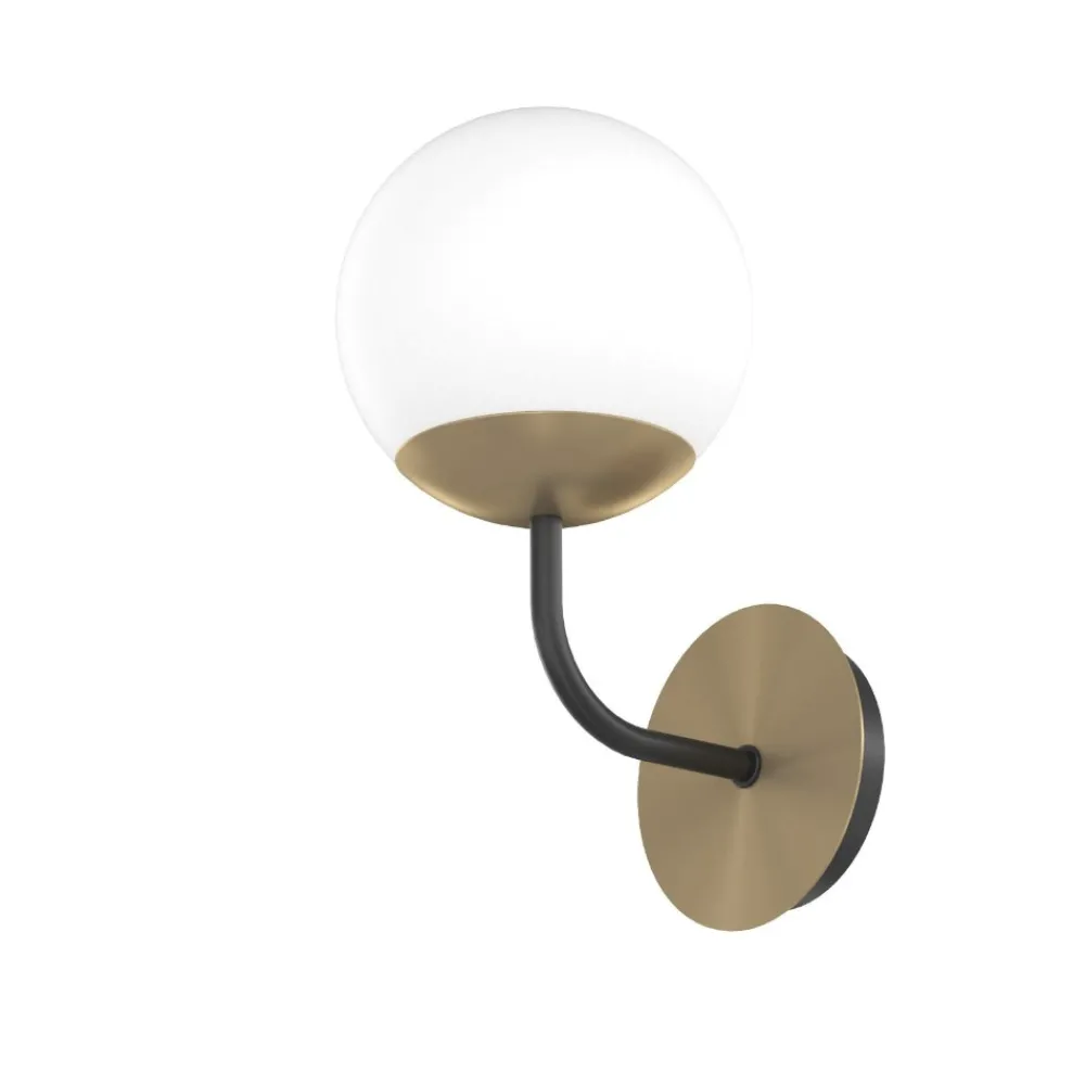 Applique Da Parete-Top Light Applique da comodino oro nero per camera da letto