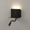 Applique Camera Da Letto-Selezionato da Mazzolaluce Applique da comodino per camera da letto moderna nero con presa usb
