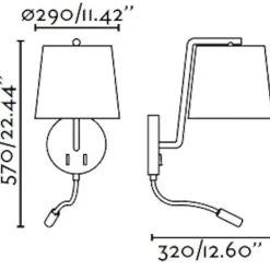 Applique Camera Da Letto-Selezionato da Mazzolaluce Applique da comodino per camera da letto moderna