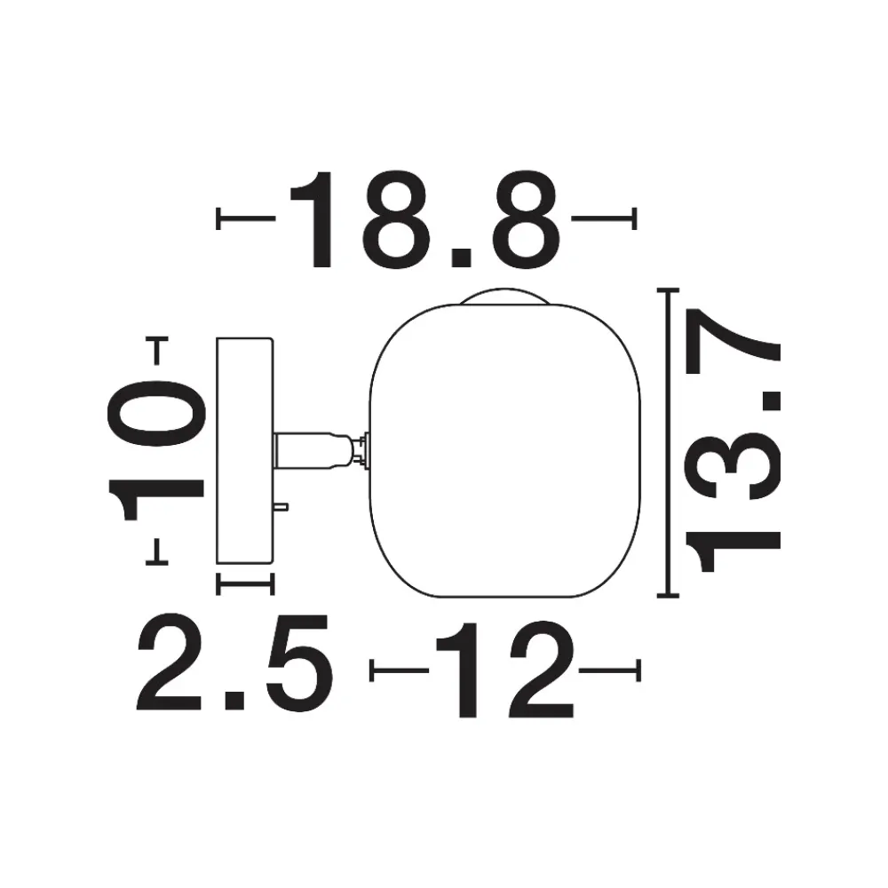 Applique Camera Da Letto-Selezionato da Mazzolaluce Applique da comodino per camera da letto orientabile nera moderna