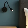 Applique Camera Da Letto-Selezionato da Mazzolaluce Applique da comodino testata camera da letto led 3000k 3w orientabile nero
