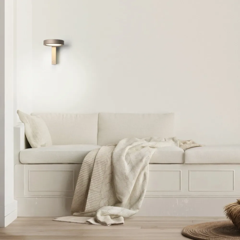 Applique Camera Da Letto-Vivida International Applique da comodino vivida noxs sabbia orientabile led cct dimmerabile presa usb
