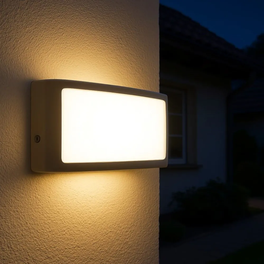 Applique Da Esterno-Selezionato da Mazzolaluce Applique da esterni marrone led 10w 4000k
