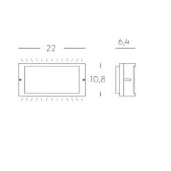 Applique Da Esterno-Selezionato da Mazzolaluce Applique da esterni marrone led 10w 4000k