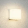 Applique Da Esterno-Selezionato da Mazzolaluce Applique da esterno acrilico bianco quadrata led 3000k 4000k 6000k