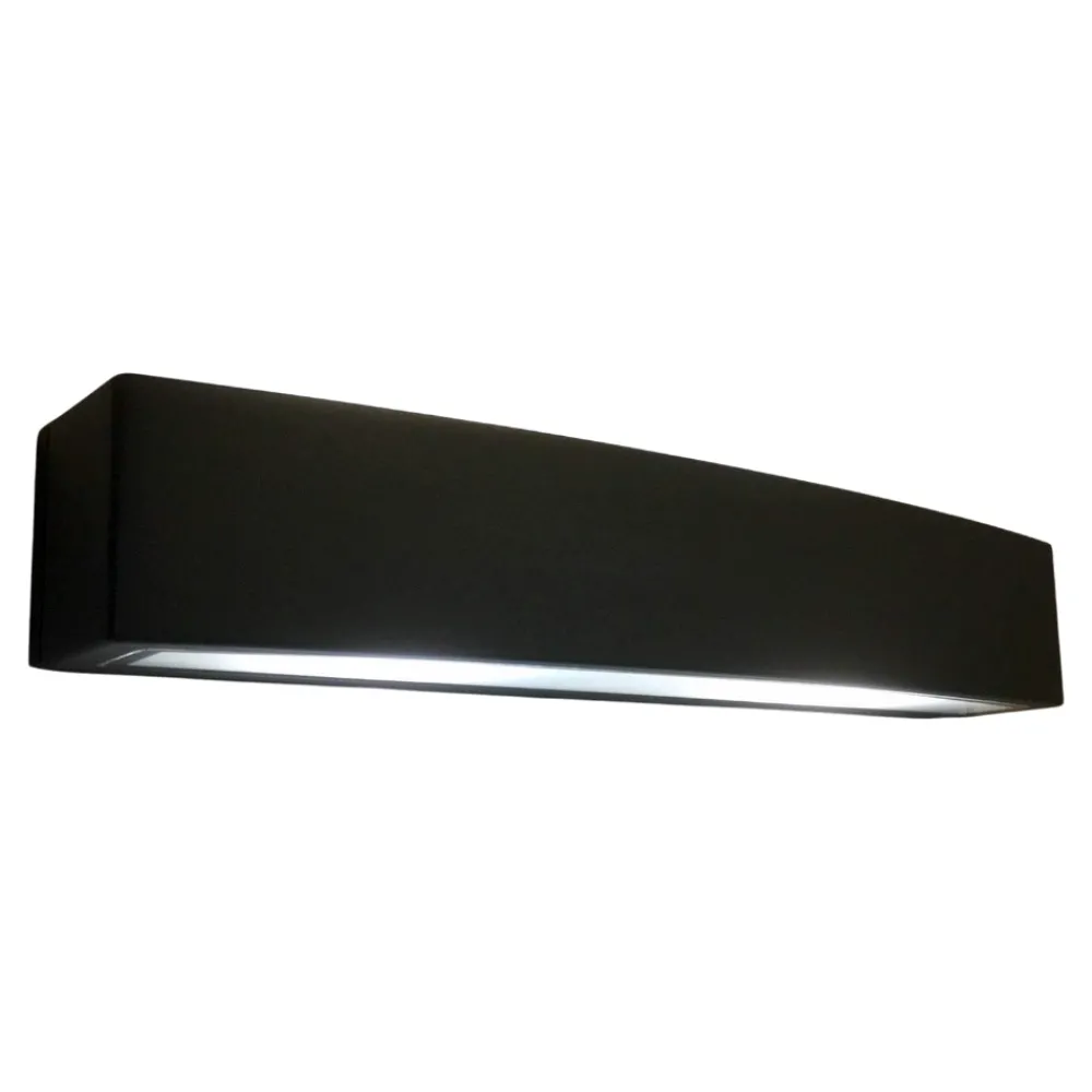 Applique Da Esterno-Ideal Lux Applique da esterno andromeda ap2 nero rettangolare