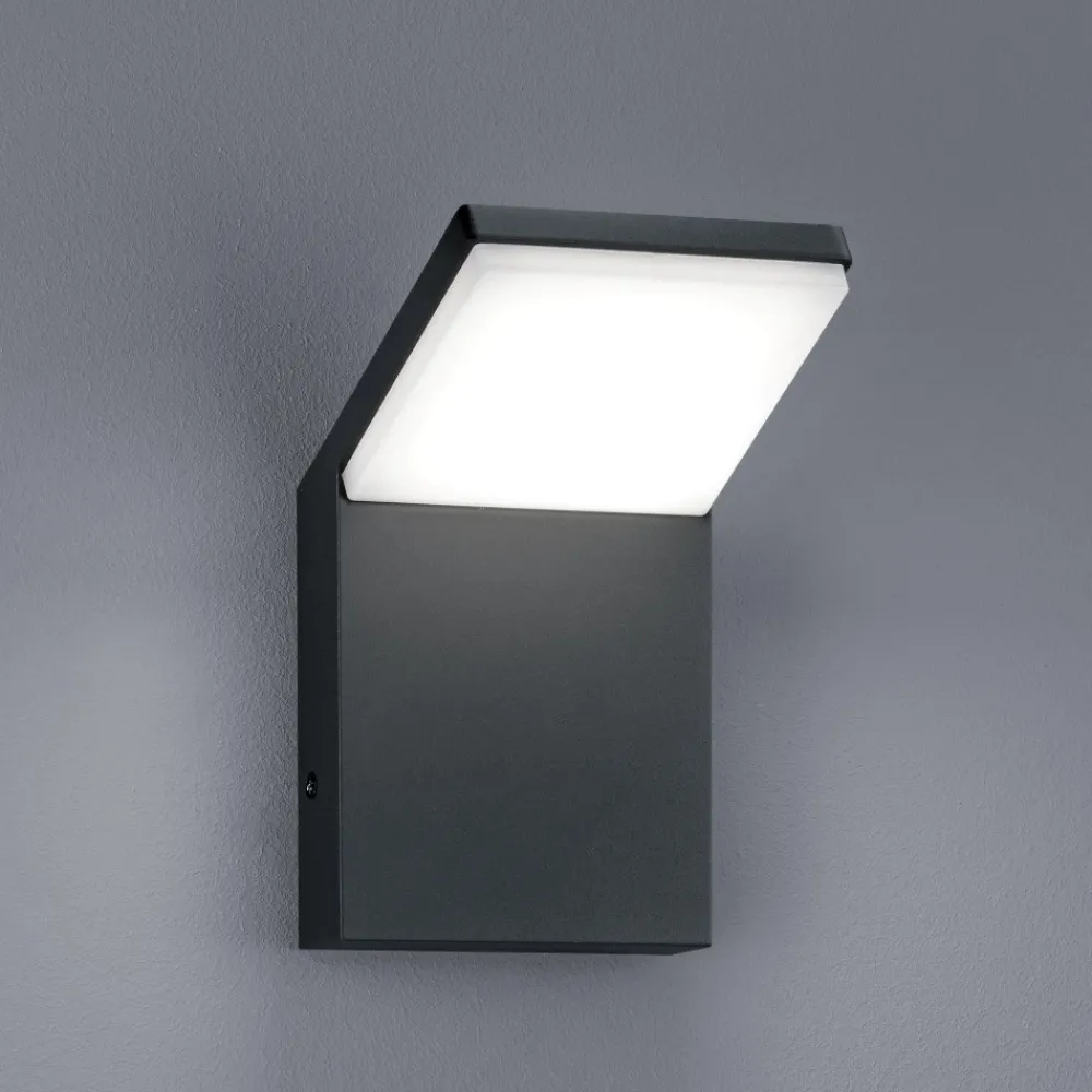 Applique Da Esterno-Selezionato da Mazzolaluce Applique da esterno anti corrosione moderno antracite led 8w 3000k