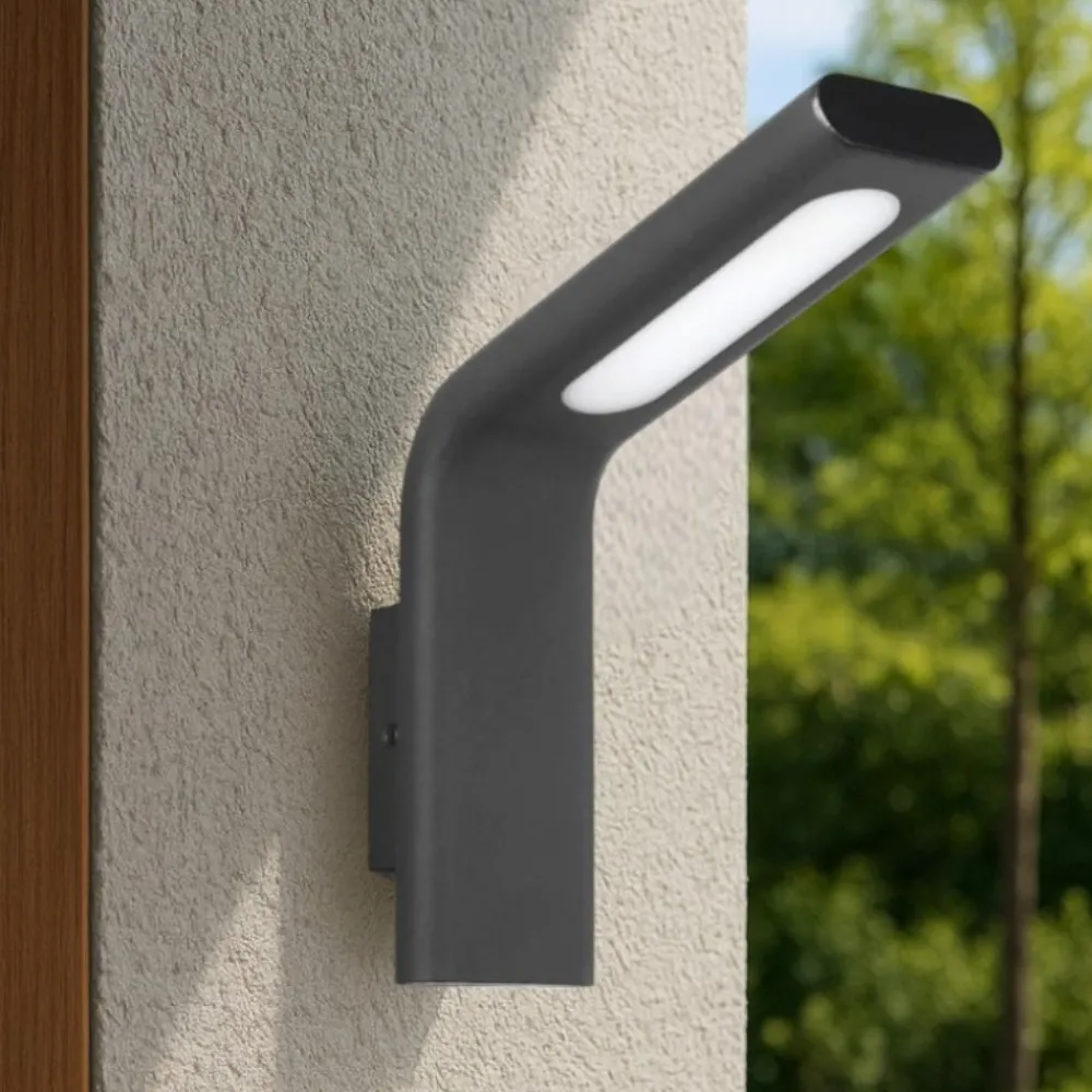 Applique Da Esterno-Selezionato da Mazzolaluce Applique da esterno antracite 10w 3000k moderna