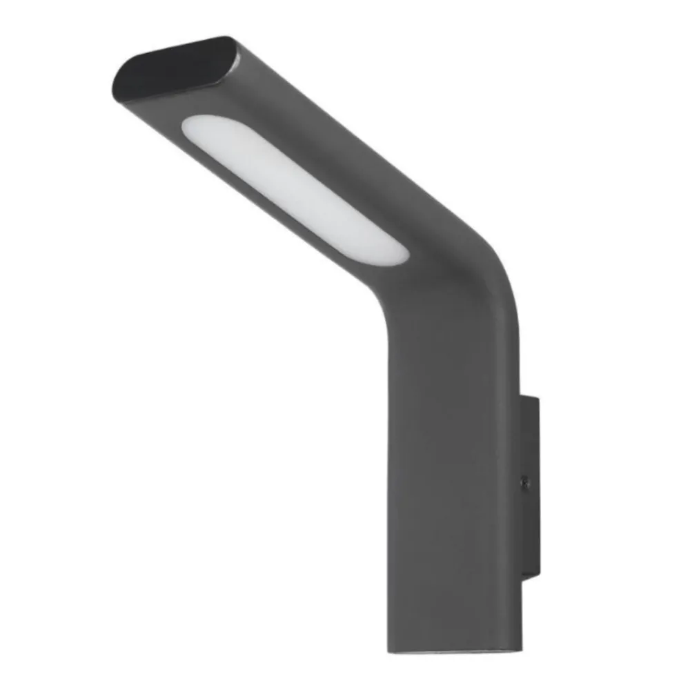 Applique Da Esterno-Selezionato da Mazzolaluce Applique da esterno antracite 10w 3000k moderna
