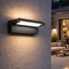 Applique Da Esterno-Perenz Illuminazione Applique da esterno antracite led 36w cct orientabile ip65 perenz display
