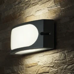 Applique Da Esterno-Selezionato da Mazzolaluce Applique da esterno antracite design moderno