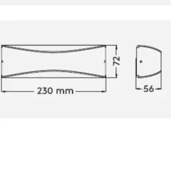 Applique Da Esterno-Selezionato da Mazzolaluce Applique da esterno antracite moderna led 9w 3000k ip65