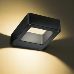 Applique Da Esterno-Selezionato da Mazzolaluce Applique da esterno antracite moderna 4,5w 3000k anti corrosione