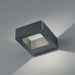 Applique Da Esterno-Selezionato da Mazzolaluce Applique da esterno antracite moderna 4,5w 3000k anti corrosione