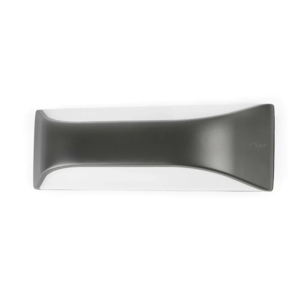 Applique Da Esterno-Selezionato da Mazzolaluce Applique da esterno antracite e27 led luce biemissione