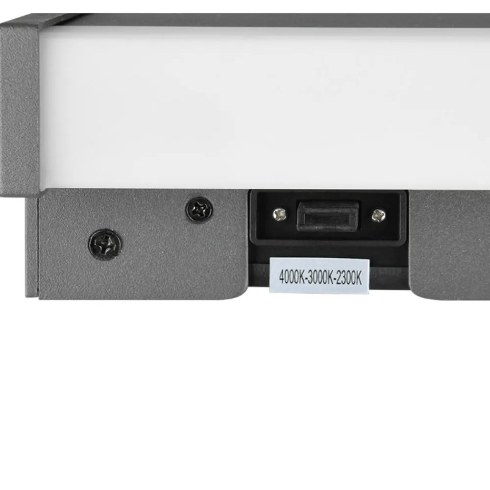Applique Da Esterno-Selezionato da Mazzolaluce Applique da esterno antracite led anti corrosione ip54