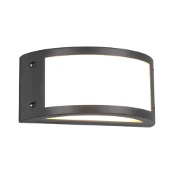 Applique Da Esterno-Selezionato da Mazzolaluce Applique da esterno antracite moderna 12w 3000k
