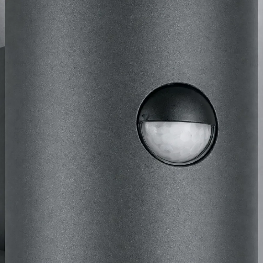 Faretti Da Esterno-Selezionato da Mazzolaluce Applique da esterno antracite moderno con sensore di movimento