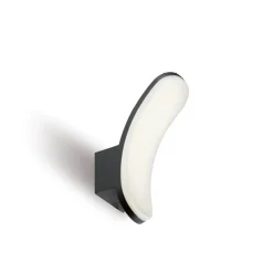 Applique Da Esterno-Selezionato da Mazzolaluce Applique da esterno balcone curva grafite led 15w 4000k ip65