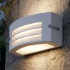 Applique Da Esterno-Selezionato da Mazzolaluce Applique da esterno balcone moderna bianca led 10w 3000k ip65