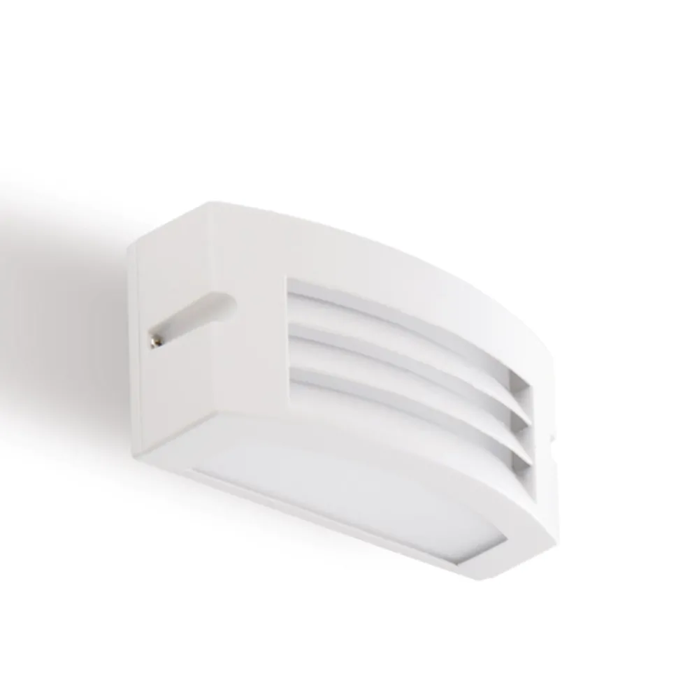 Applique Da Esterno-Selezionato da Mazzolaluce Applique da esterno balcone moderna bianca led 10w 3000k ip65