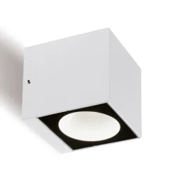 Applique Da Esterno-Selezionato da Mazzolaluce Applique da esterno bianca cubo moderno led 6w 3000k
