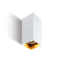 Applique Da Esterno-Selezionato da Mazzolaluce Applique da esterno bianca e oro moderna led 12w 3000k ip54