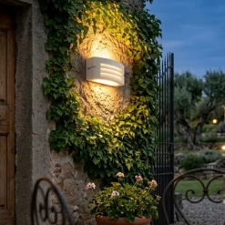 Applique Da Esterno-Selezionato da Mazzolaluce Applique da esterno bianca led 4000k moderna ip65