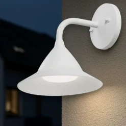 Applique Da Esterno-Selezionato da Mazzolaluce Applique da esterno bianca moderna led 20w 3000k