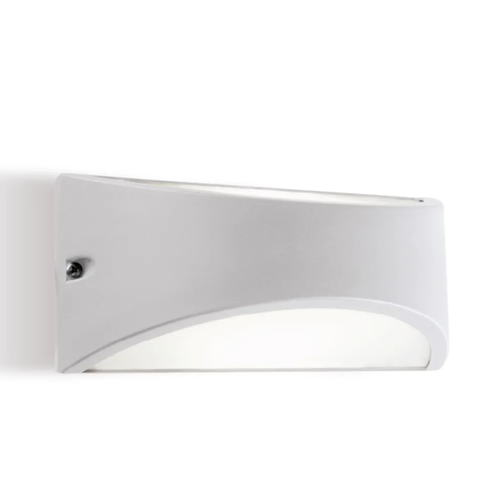 Applique Da Esterno-Selezionato da Mazzolaluce Applique da esterno bianca moderna led 10w 3000k ip65