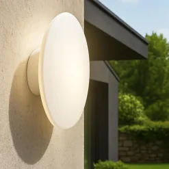 Applique Da Esterno-Selezionato da Mazzolaluce Applique da esterno bianca moderna led 18w 4000k
