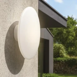 Applique Da Esterno-Selezionato da Mazzolaluce Applique da esterno bianca moderna led 18w 4000k