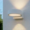 Applique Da Esterno-Selezionato da Mazzolaluce Applique da esterno bianca moderne biemissione led 16w 3000k