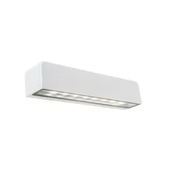 Applique Da Esterno-Selezionato da Mazzolaluce Applique da esterno bianca rettangolare led 9w 3000k